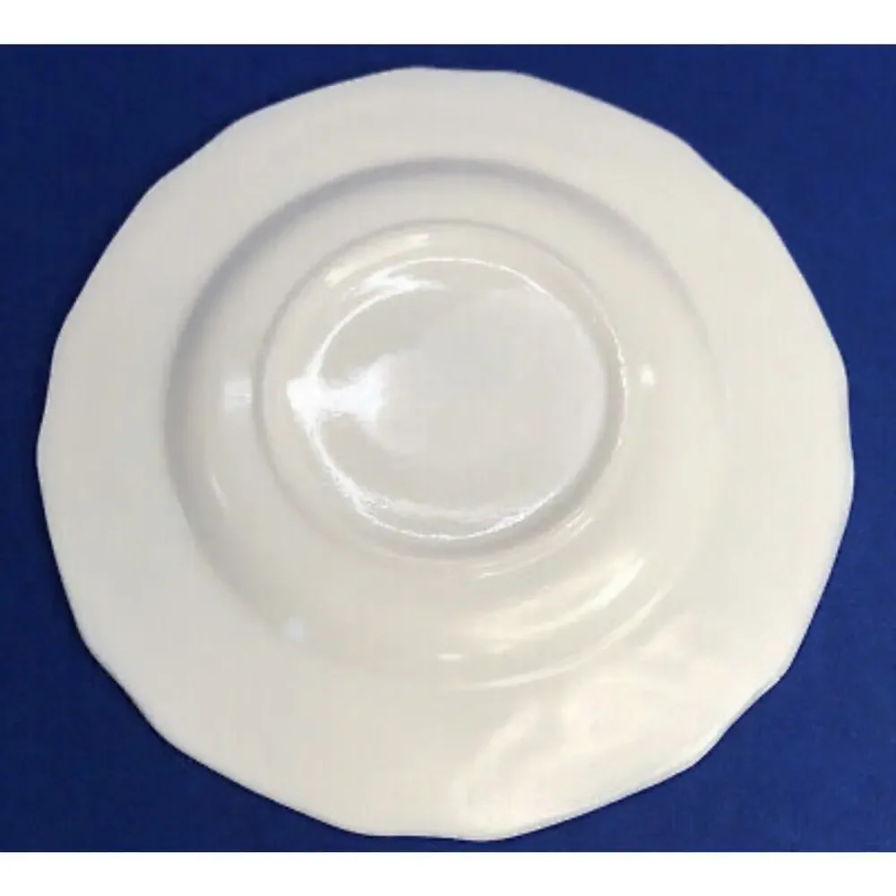 Vintage Indiana Milk Glass Cups & Saucers Colony Harvest Grapes Farmhouse Set 5